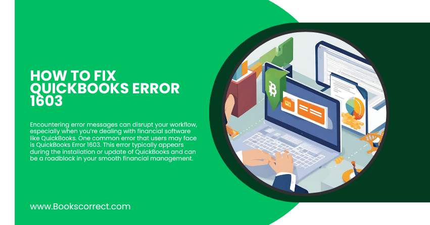 QuickBooks Error 1603